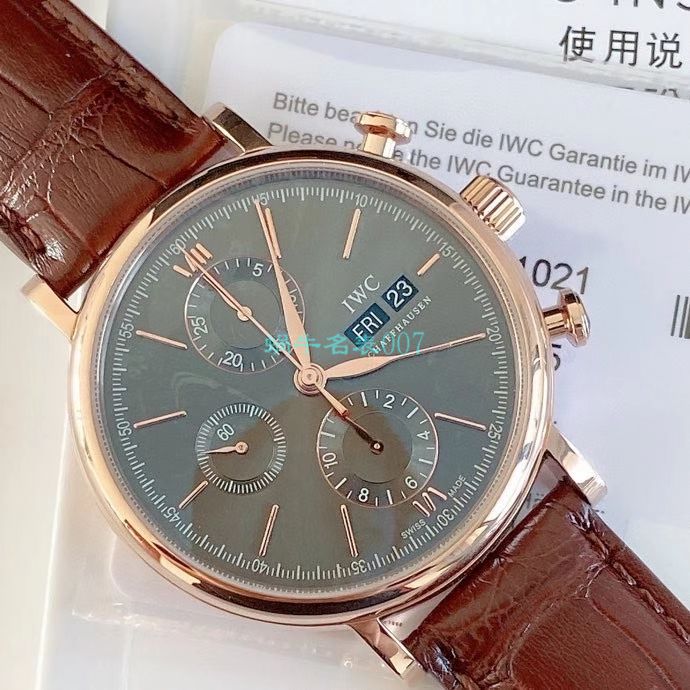 【原单】 IWC 表IWC柏涛菲诺系列150周年纪念版IW391024、IW391023 wrist watch  / WG172