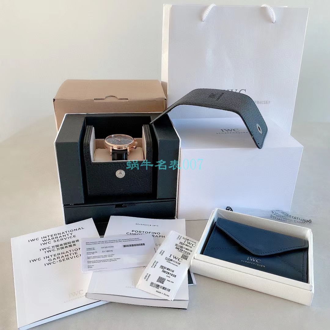 【原单】 IWC 表IWC柏涛菲诺系列150周年纪念版IW391024、IW391023 wrist watch  / WG172