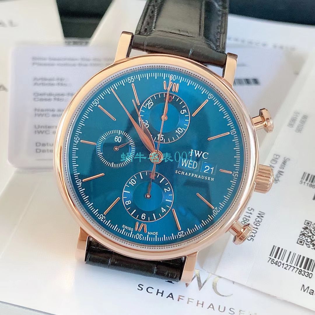 【原单】 IWC 表IWC柏涛菲诺系列150周年纪念版IW391024、IW391023 wrist watch  / WG172