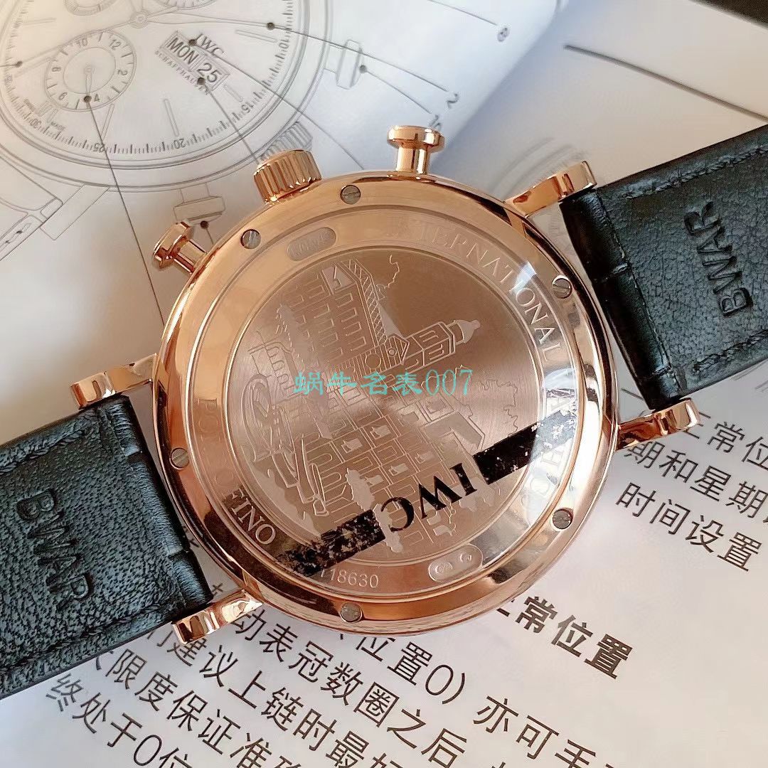 【原单】 IWC 表IWC柏涛菲诺系列150周年纪念版IW391024、IW391023 wrist watch  / WG172