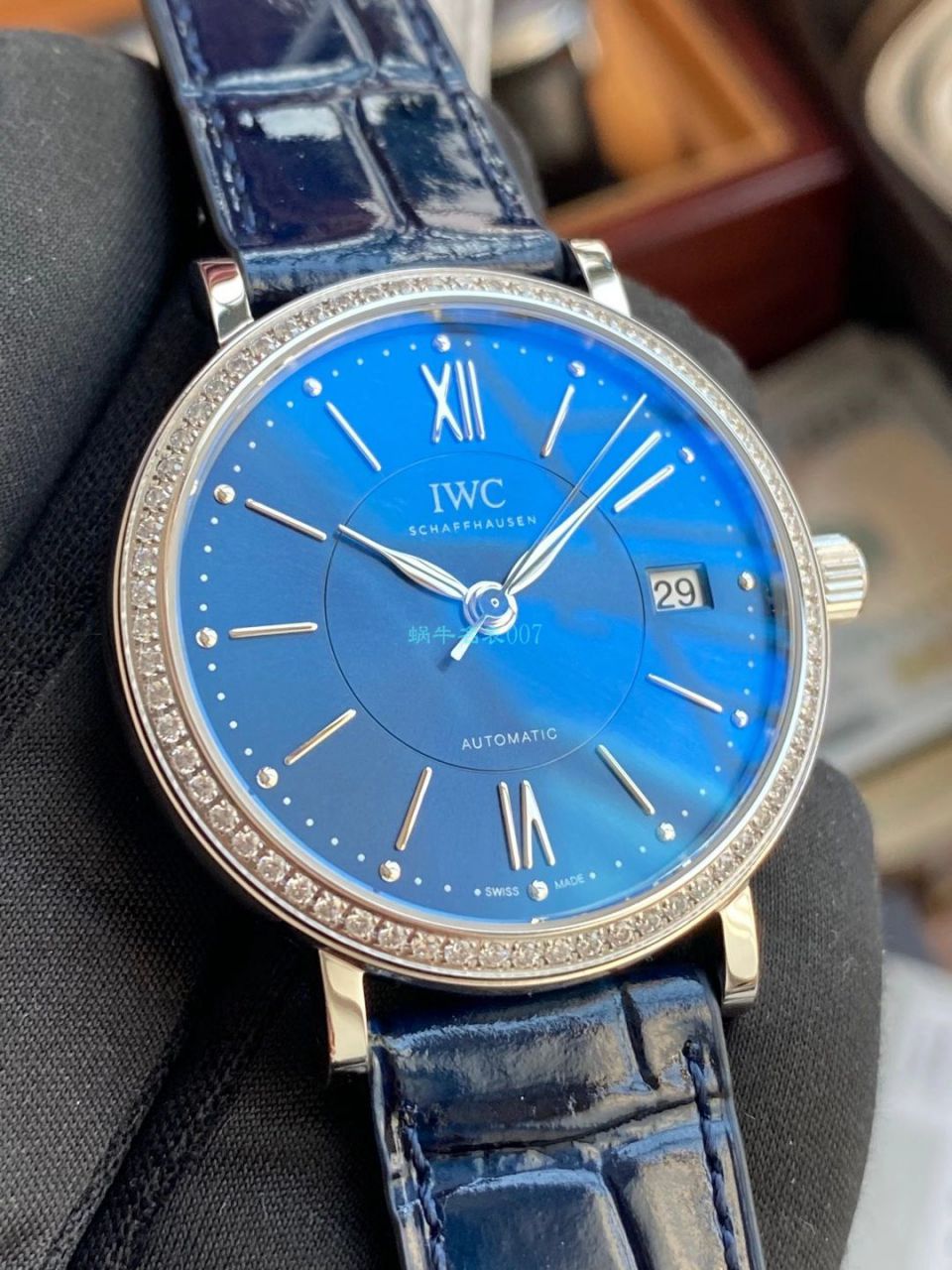 【 Video analysis  IWC 哪家复刻表做的 Best 】V7 Factory IWC高仿 IWC 柏涛菲诺女装IW458111 wrist watch  / WG599