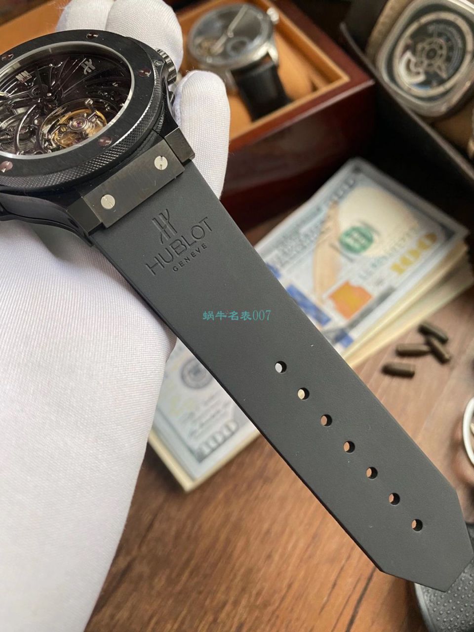 【 Video analysis  top 复刻手表最靠谱的商家】 hublot  big bang  Tourbillon 304.TX.1170.LR 不同版本对比视频 / YB112