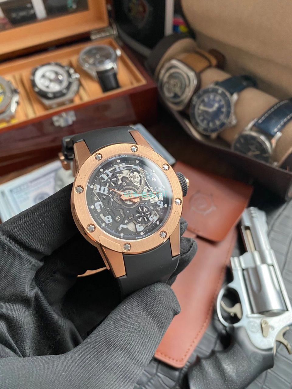 V9 RICHARD MILLE Richard Mille RM 63-01一比一 top 精仿手表 Dizzy Hands男装自动机械 wrist watch  / RM 63-01V9