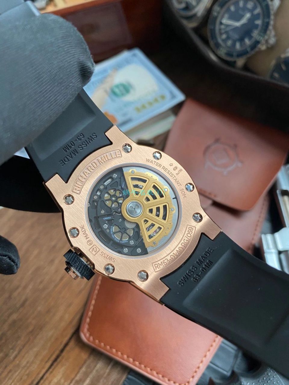 V9 RICHARD MILLE Richard Mille RM 63-01一比一 top 精仿手表 Dizzy Hands男装自动机械 wrist watch  / RM 63-01V9