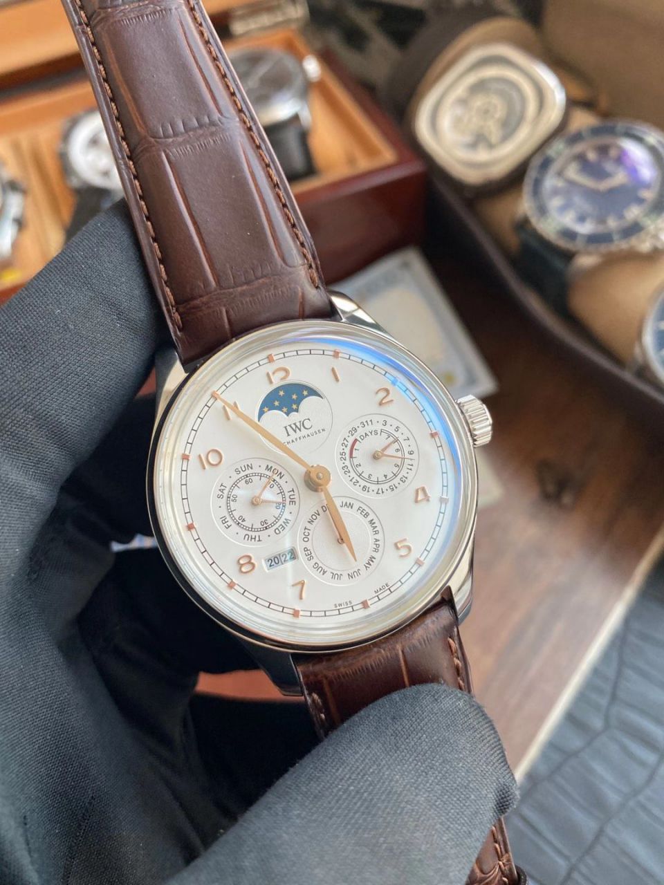 V9 Factory 官网 top 高仿 IWC 葡萄牙万年历IW503401，IW502213，IW502305 wrist watch  / WG532