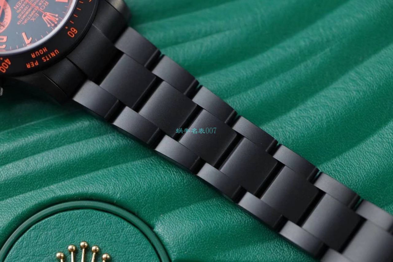 【IPK Factory  Rolex  Ditongna 】Blaken改装磨砂碳化黑 wrist watch 以N Factory 超级4130 Ditongna 为基础 / R686