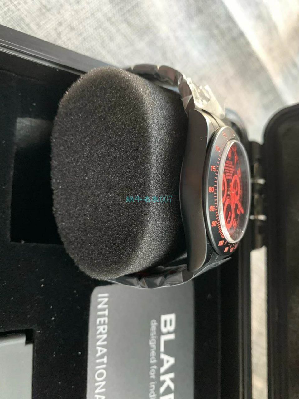 【IPK Factory  Rolex  Ditongna 】Blaken改装磨砂碳化黑 wrist watch 以N Factory 超级4130 Ditongna 为基础 / R686