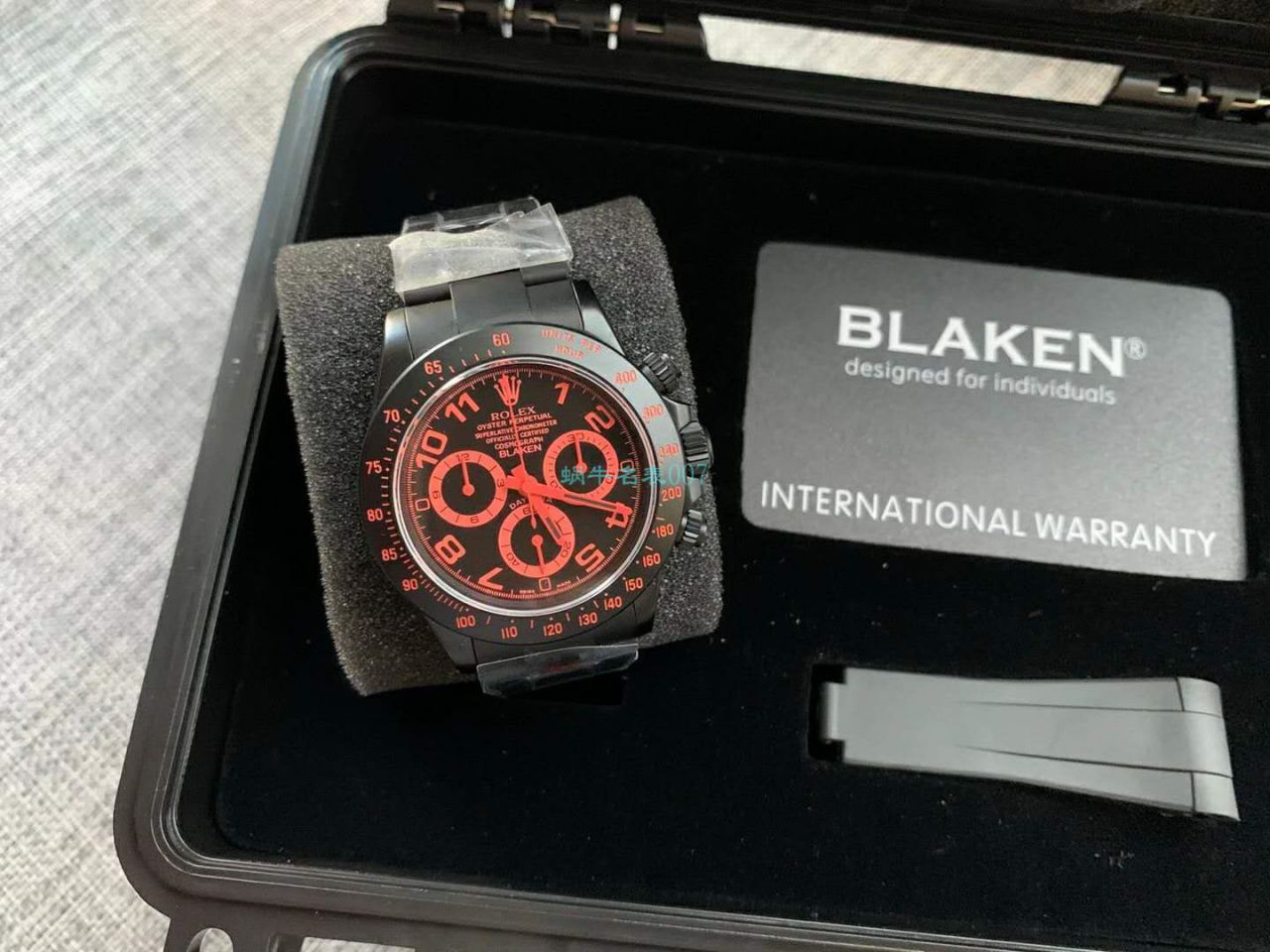 【IPK Factory  Rolex  Ditongna 】Blaken改装磨砂碳化黑 wrist watch 以N Factory 超级4130 Ditongna 为基础 / R686