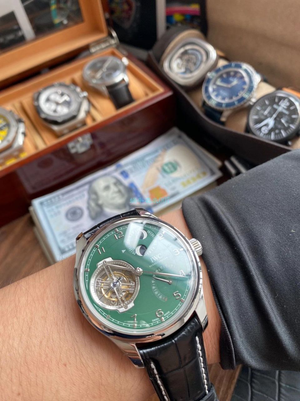 BBR Factory  IWC 周年纪念 Tourbillon  top 复刻高仿IW590202 wrist watch  / WG602
