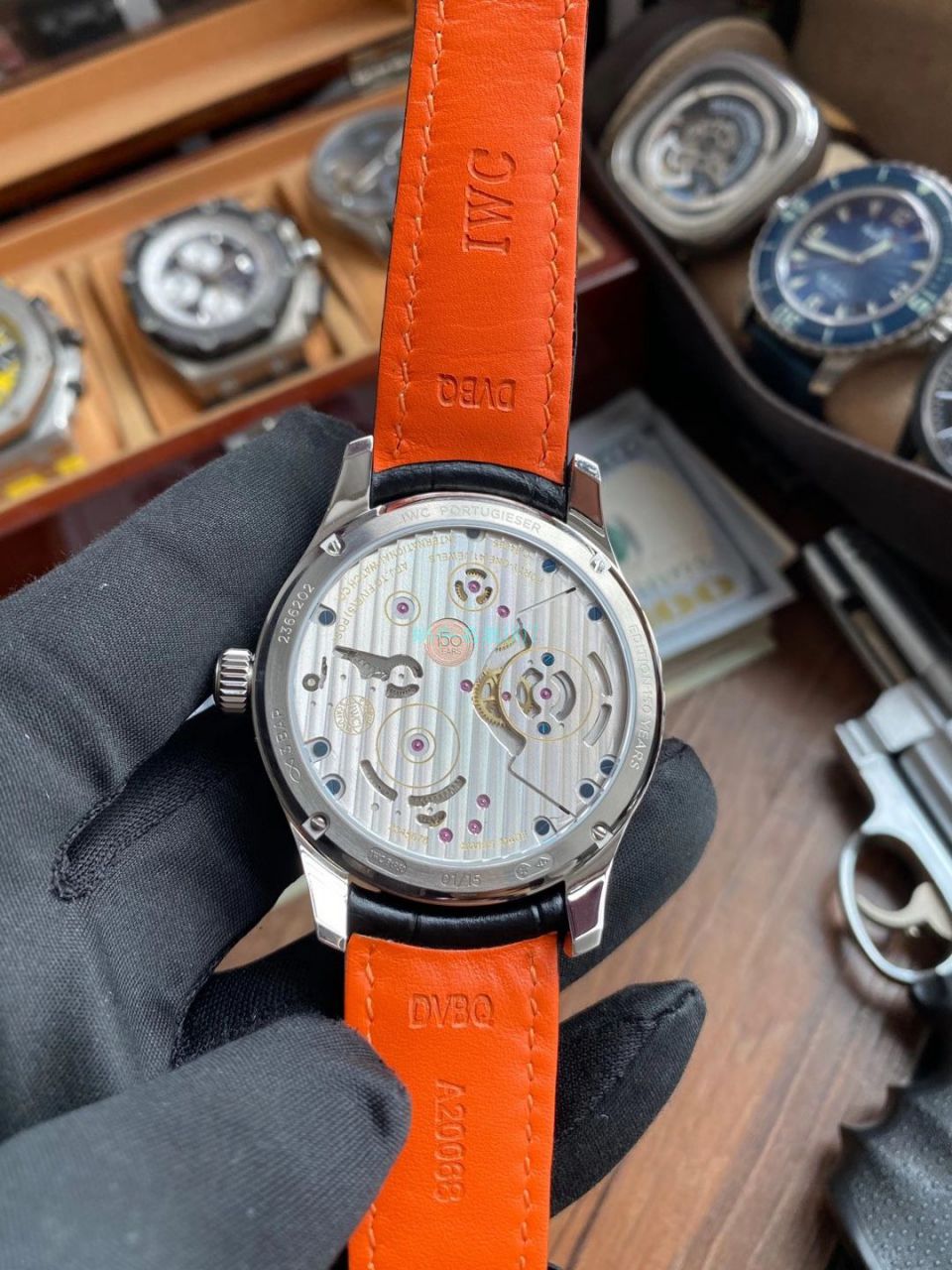 BBR Factory  IWC 周年纪念 Tourbillon  top 复刻高仿IW590202 wrist watch  / WG602