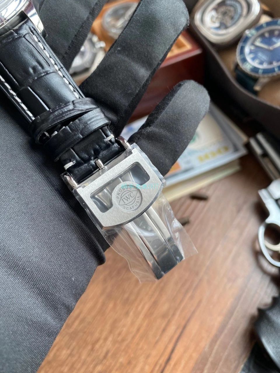BBR Factory  IWC 周年纪念 Tourbillon  top 复刻高仿IW590202 wrist watch  / WG602