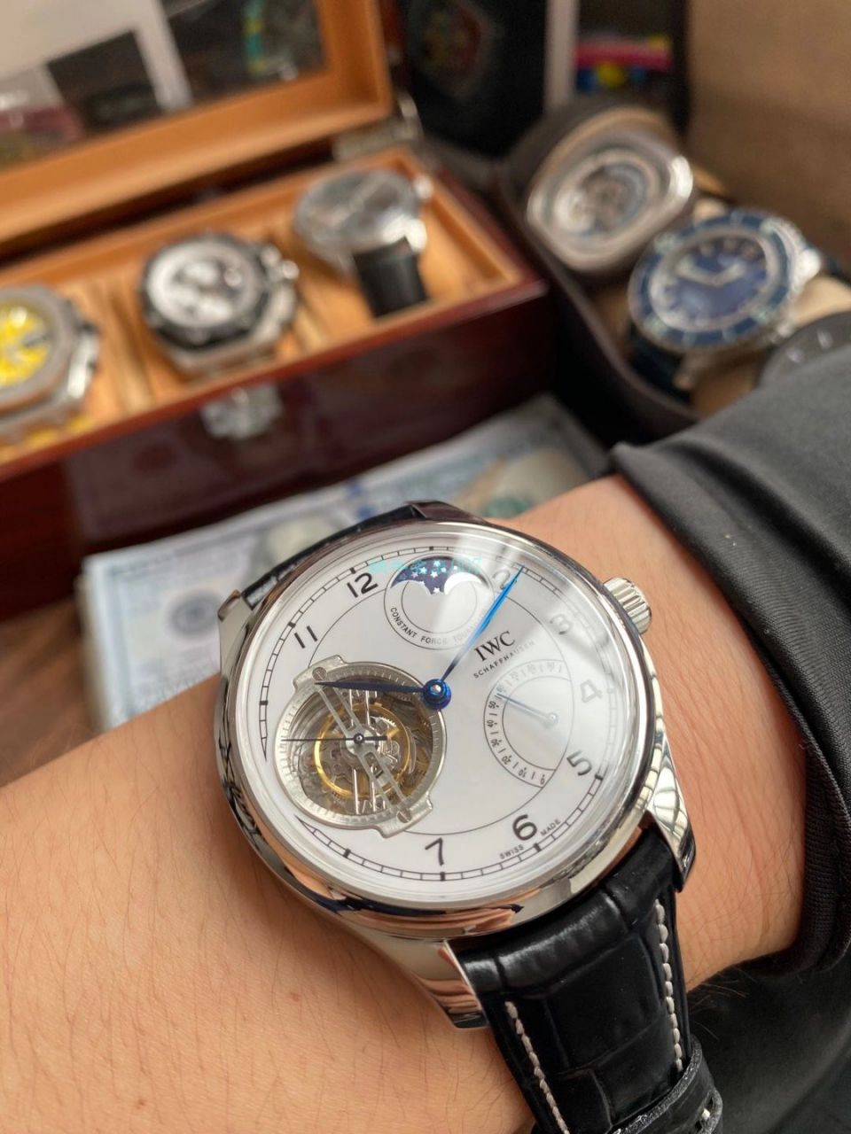 BBR Factory IWC IWC 150周年纪念复刻高仿 Tourbillon IW590203 wrist watch  / WG600