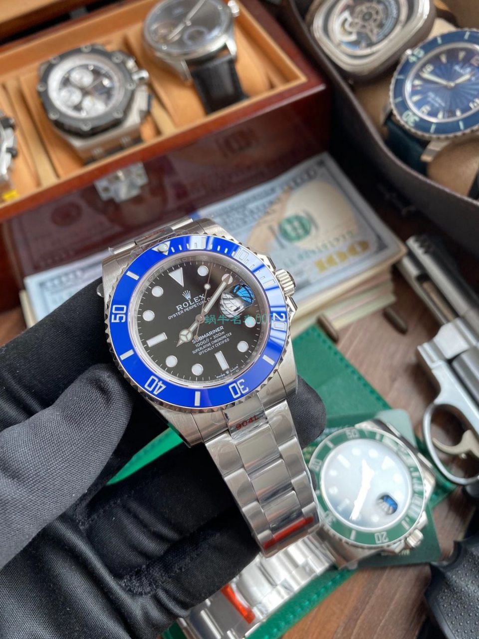 【 Video analysis 】EW Factory  Rolex 41毫米蓝水鬼一比一复刻高仿手表m126619lb-0003 wrist watch  / R688