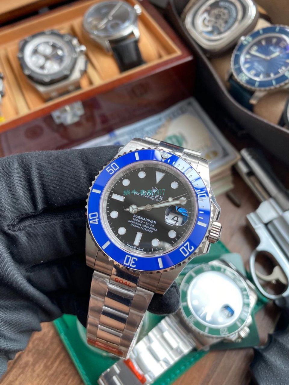 【 Video analysis 】EW Factory  Rolex 41毫米蓝水鬼一比一复刻高仿手表m126619lb-0003 wrist watch  / R688