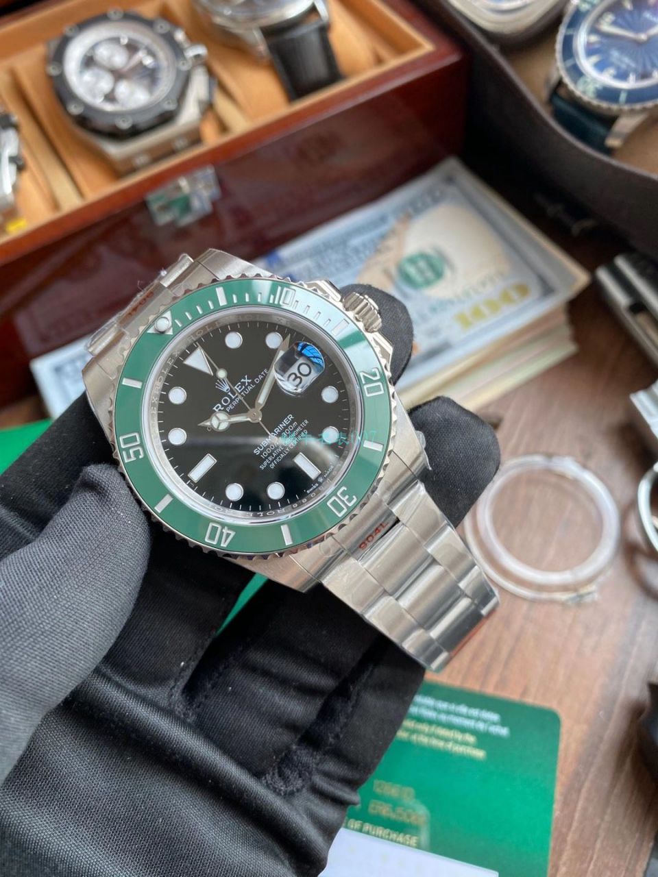  Video analysis EW Factory  Rolex 专柜新款 Submariner 1比1超A高仿手表41毫米m126610lv-0002 wrist watch  / R687