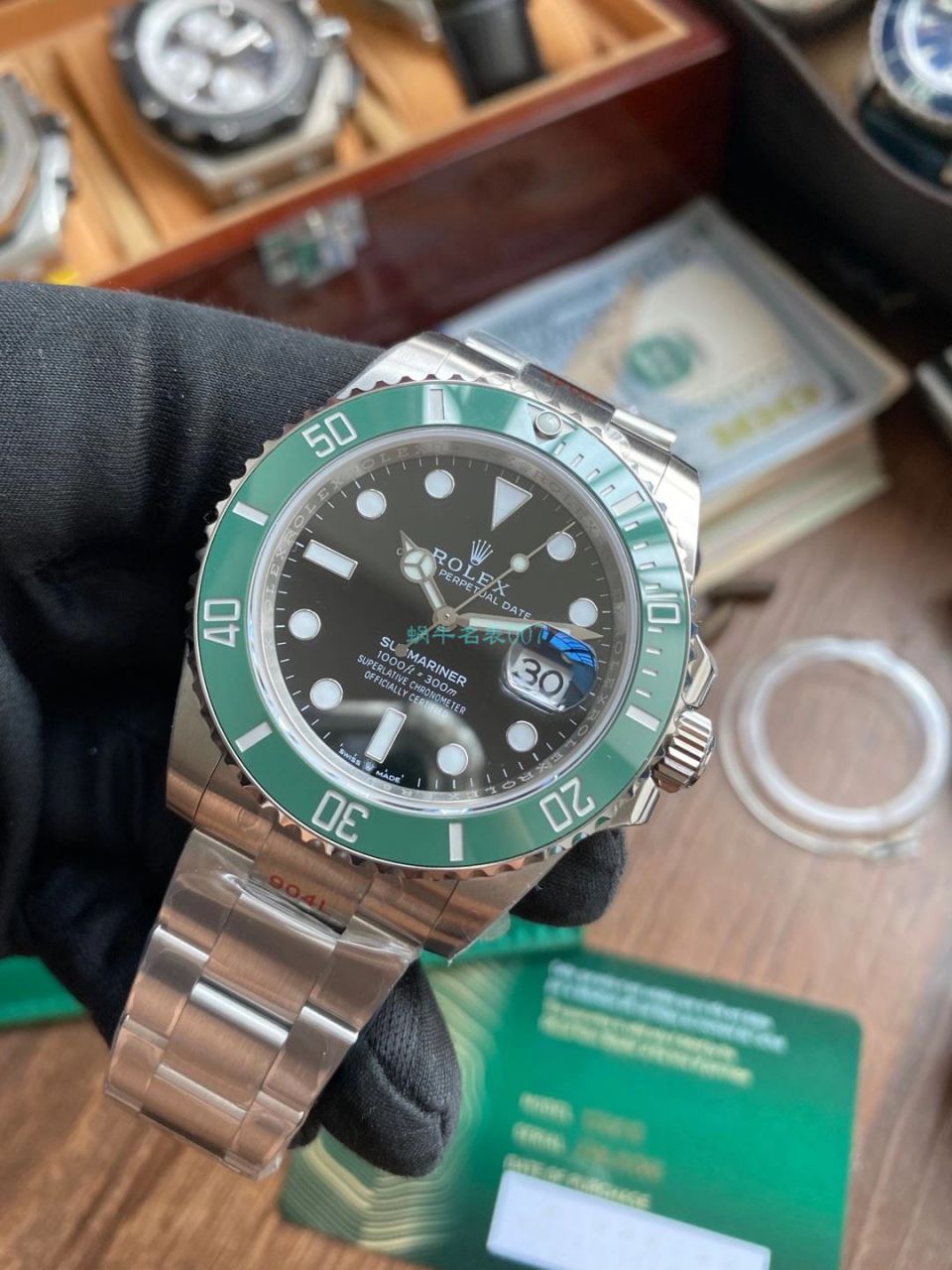  Video analysis EW Factory  Rolex 专柜新款 Submariner 1比1超A高仿手表41毫米m126610lv-0002 wrist watch  / R687