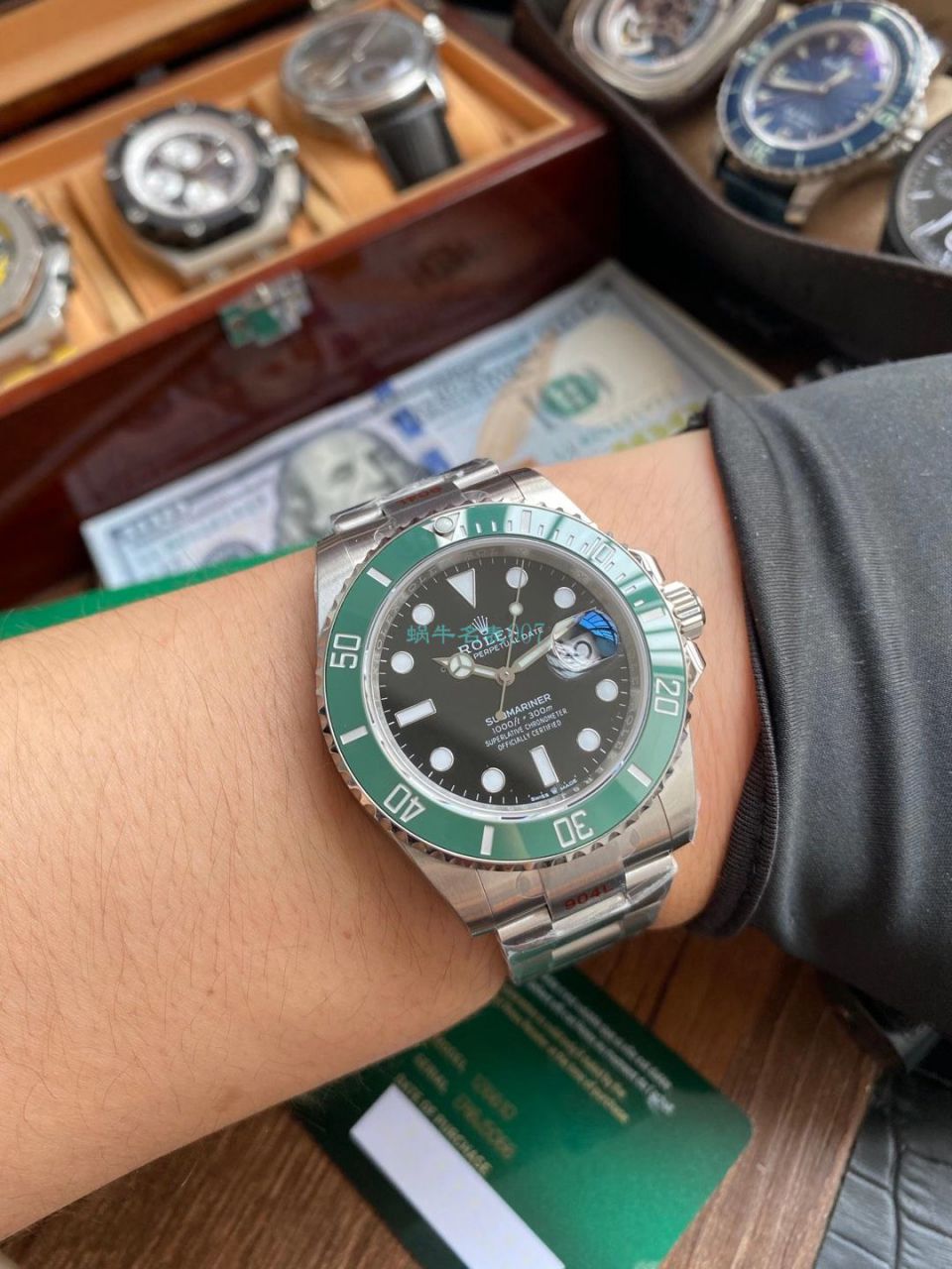  Video analysis EW Factory  Rolex 专柜新款 Submariner 1比1超A高仿手表41毫米m126610lv-0002 wrist watch  / R687