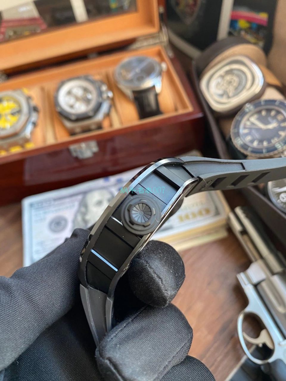 JB RICHARD MILLE RM52-01 top 复刻高仿真 Tourbillon RICHARD MILLE骷髅头 wrist watch  / JBRM52-01