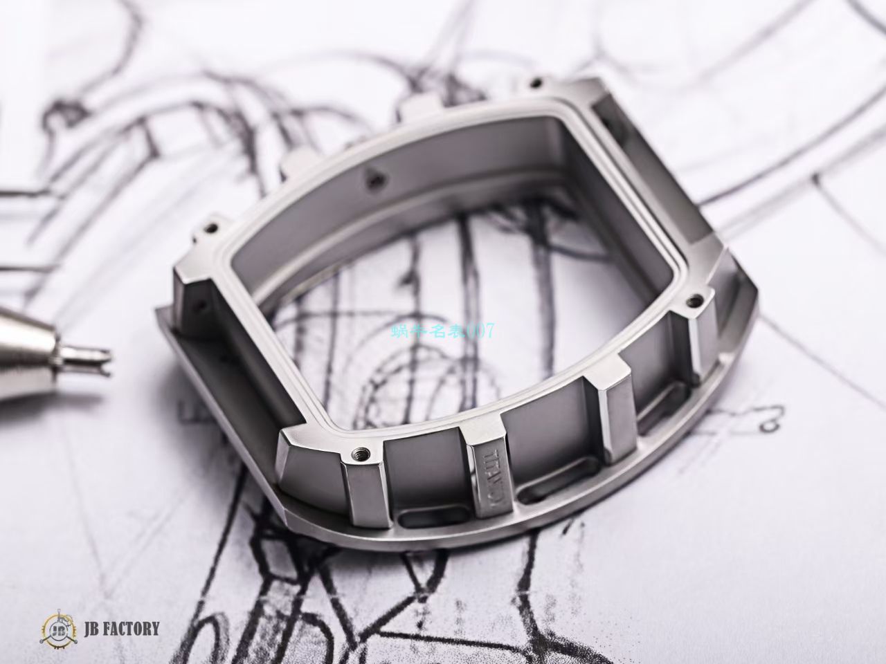 JB RICHARD MILLE RM52-01 top 复刻高仿真 Tourbillon RICHARD MILLE骷髅头 wrist watch  / JBRM52-01