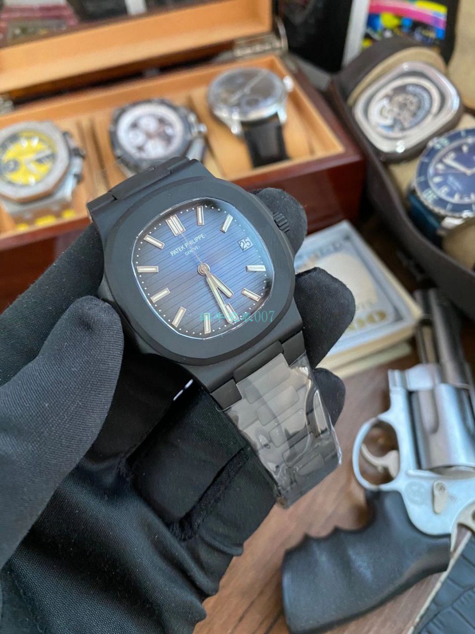 PPF Factory V4 DCL版(金刚石碳涂层 watchcase ) PATEK PHILIPPE  Nautilus 1比1超级复刻手表5711/1A-010 / BD360