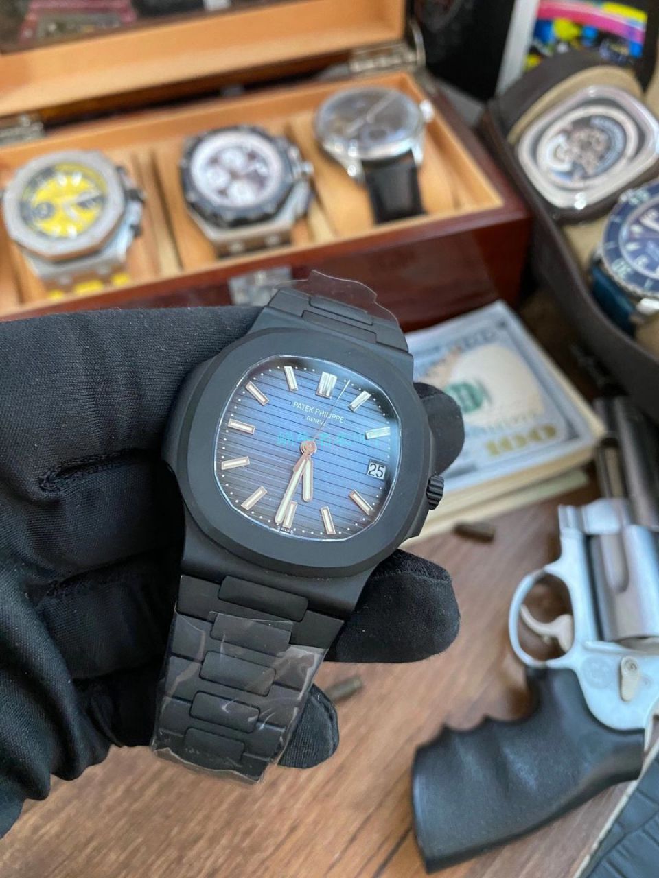 PPF Factory V4 DCL版(金刚石碳涂层 watchcase ) PATEK PHILIPPE  Nautilus 1比1超级复刻手表5711/1A-010 / BD360