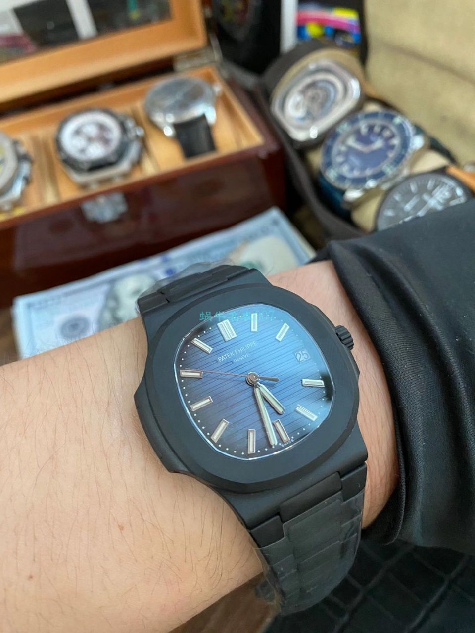 PPF Factory V4 DCL版(金刚石碳涂层 watchcase ) PATEK PHILIPPE  Nautilus 1比1超级复刻手表5711/1A-010 / BD360