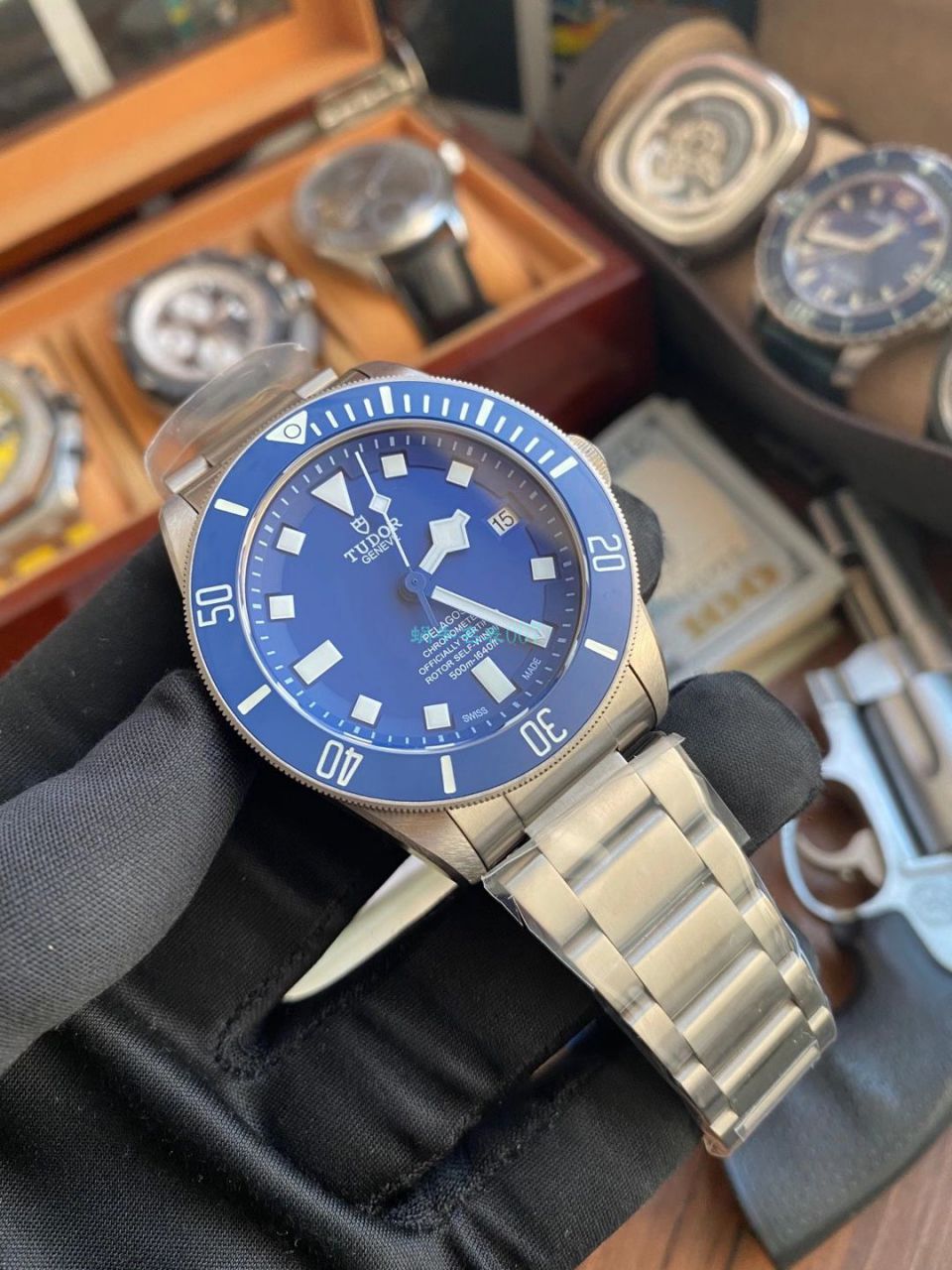 XF Factory  Tudor 蓝色战斧一比一超A高仿手表PELAGOS系列25600TB wrist watch  / DT076