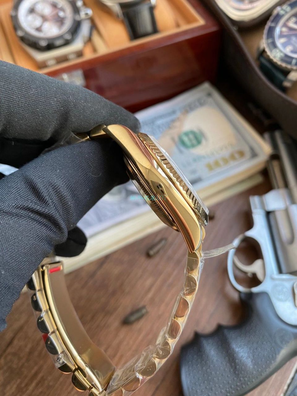  Rolex 特别版极简 Day-Date 型day-date top 复刻高仿无字天书 wrist watch  / R691