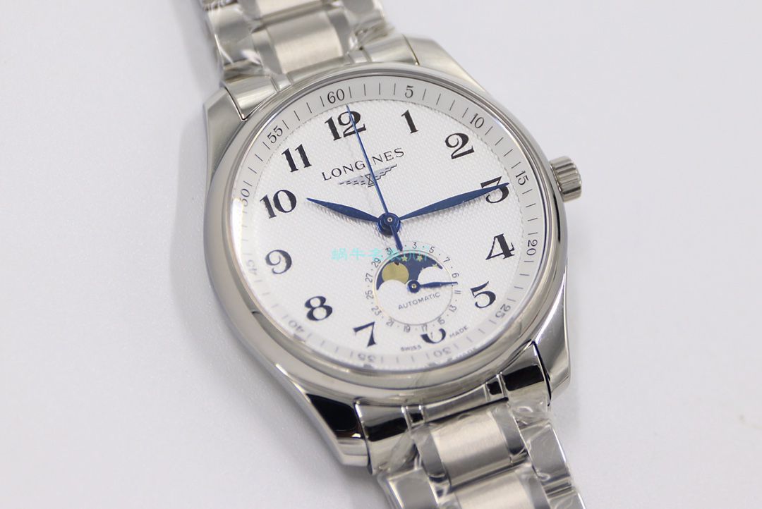 GS Factory  top 复刻高仿 Longines 名匠L2.909.4.78.3月相 wrist watch  / L163