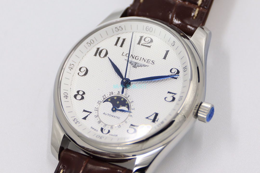 GS Factory  top 复刻高仿 Longines 名匠L2.909.4.78.3月相 wrist watch  / L163