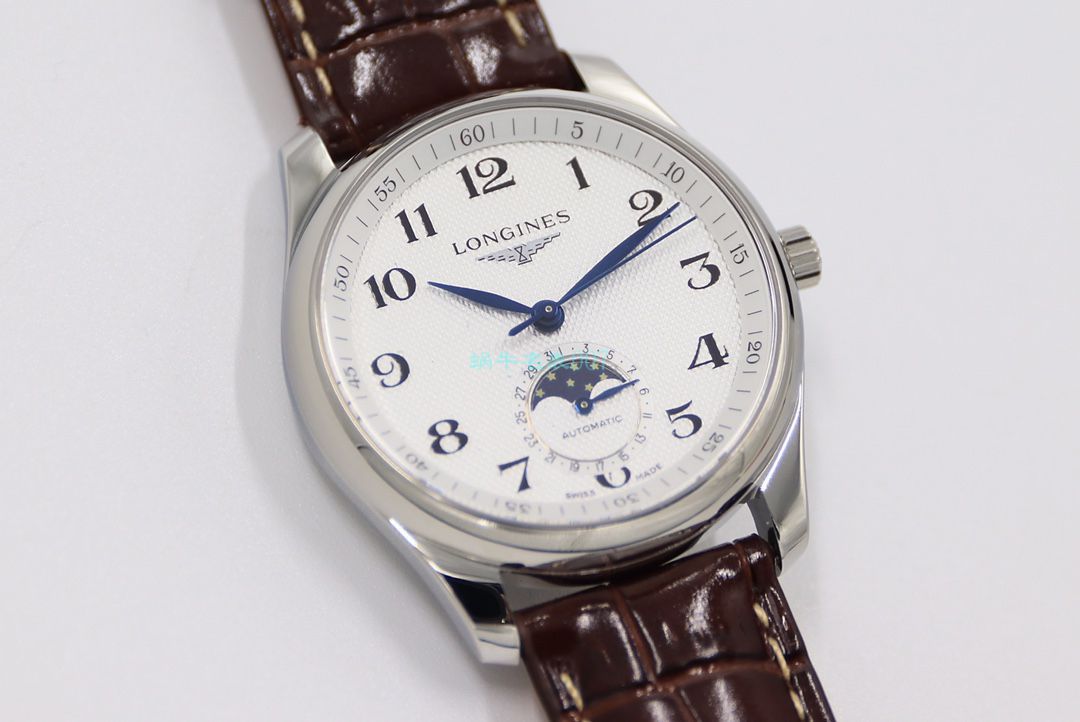GS Factory  top 复刻高仿 Longines 名匠L2.909.4.78.3月相 wrist watch  / L163