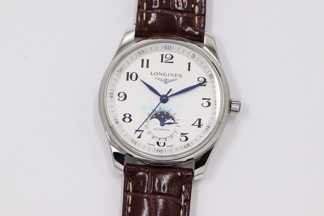 GS Factory  top 复刻高仿 Longines 名匠L2.909.4.78.3月相 wrist watch  / L163