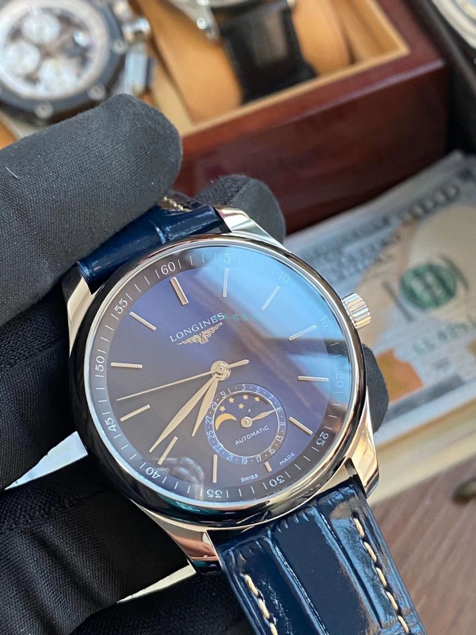 GS Factory 1比1超A高精仿 Longines 名匠月相手表L2.919.4.92.6，L2.919.4.78.6 wrist watch  / L172