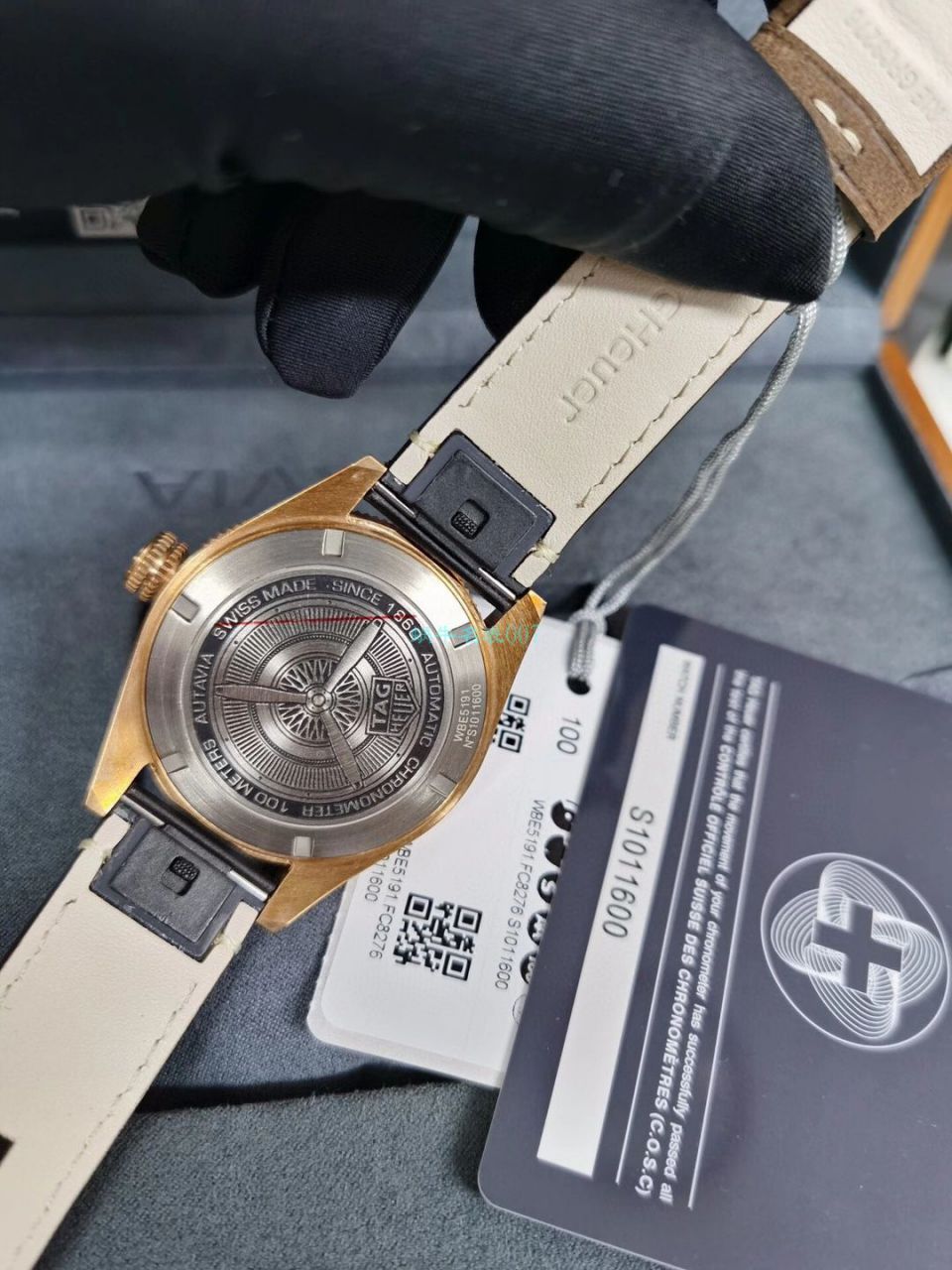 渠道原单 TAG Heuer 鼠年特别版TAG HEUER AUTAVIA系列WBE5193.FC8300 wrist watch  / TG112