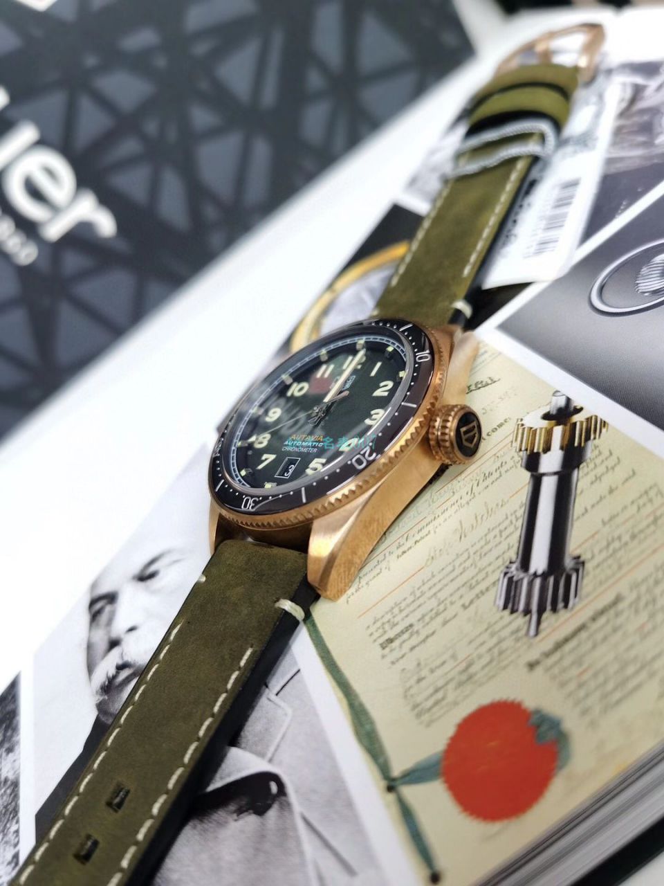 渠道原单 TAG Heuer 鼠年特别版TAG HEUER AUTAVIA系列WBE5193.FC8300 wrist watch  / TG112