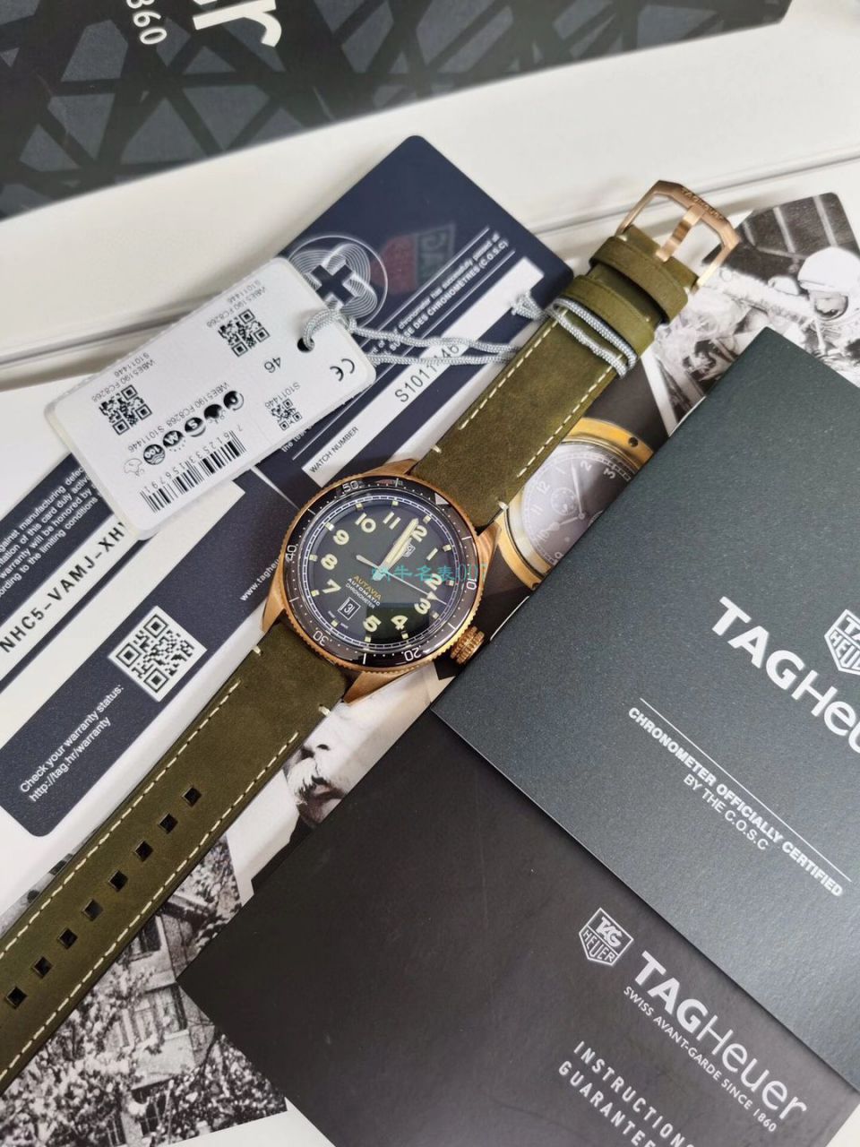 渠道原单 TAG Heuer 鼠年特别版TAG HEUER AUTAVIA系列WBE5193.FC8300 wrist watch  / TG112