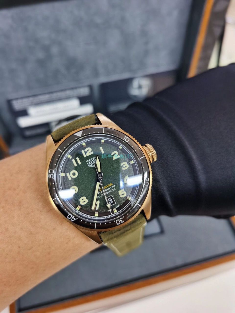 渠道原单 TAG Heuer 鼠年特别版TAG HEUER AUTAVIA系列WBE5193.FC8300 wrist watch  / TG112