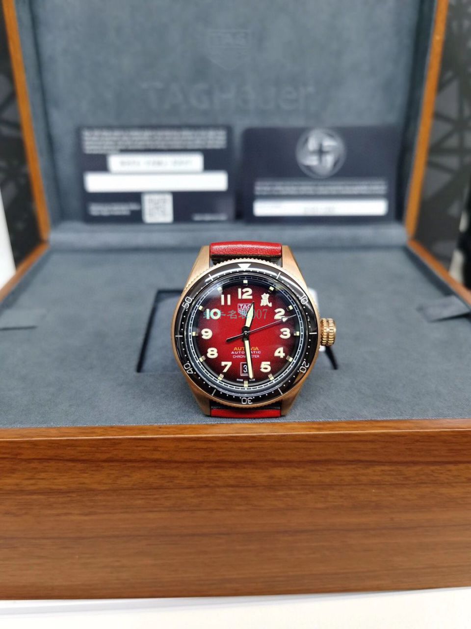 渠道原单 TAG Heuer 鼠年特别版TAG HEUER AUTAVIA系列WBE5193.FC8300 wrist watch  / TG112