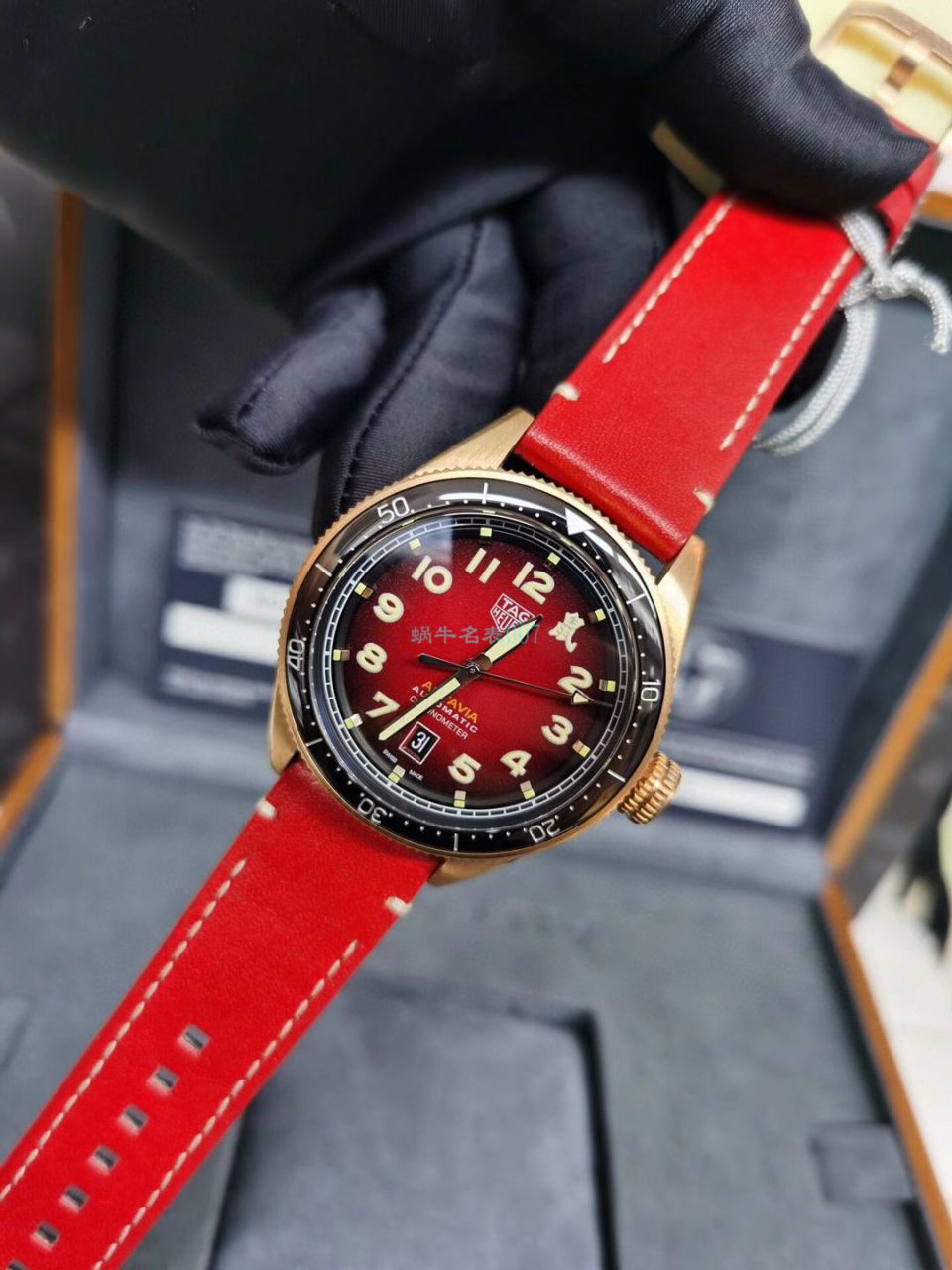 渠道原单 TAG Heuer 鼠年特别版TAG HEUER AUTAVIA系列WBE5193.FC8300 wrist watch  / TG112