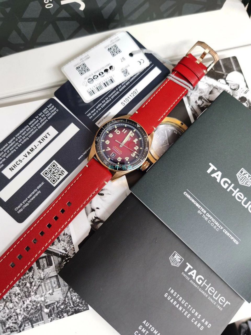 渠道原单 TAG Heuer 鼠年特别版TAG HEUER AUTAVIA系列WBE5193.FC8300 wrist watch  / TG112