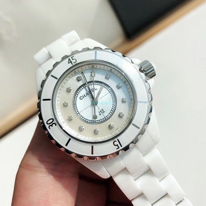 独家原单专柜一致香奈儿经典J12系列女士 wrist watch H5704，H5513钻石款 / X056