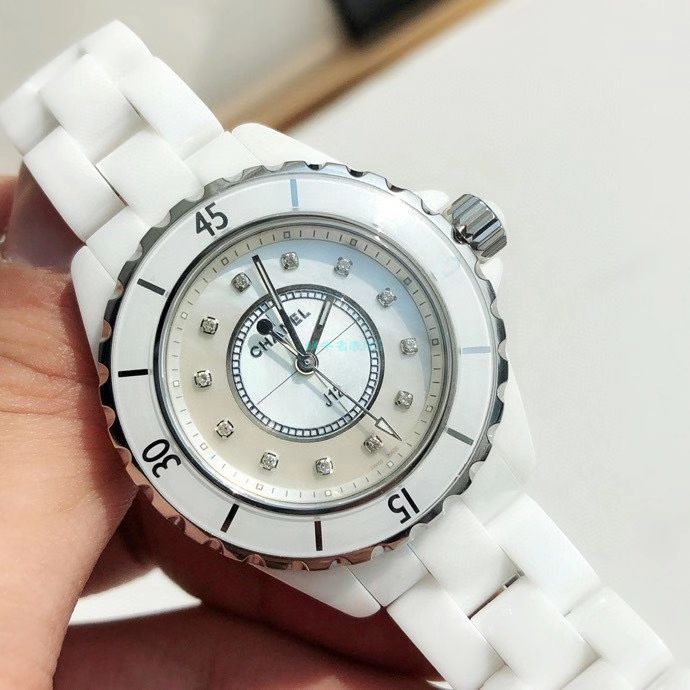 独家原单专柜一致香奈儿经典J12系列女士 wrist watch H5704，H5513钻石款 / X056