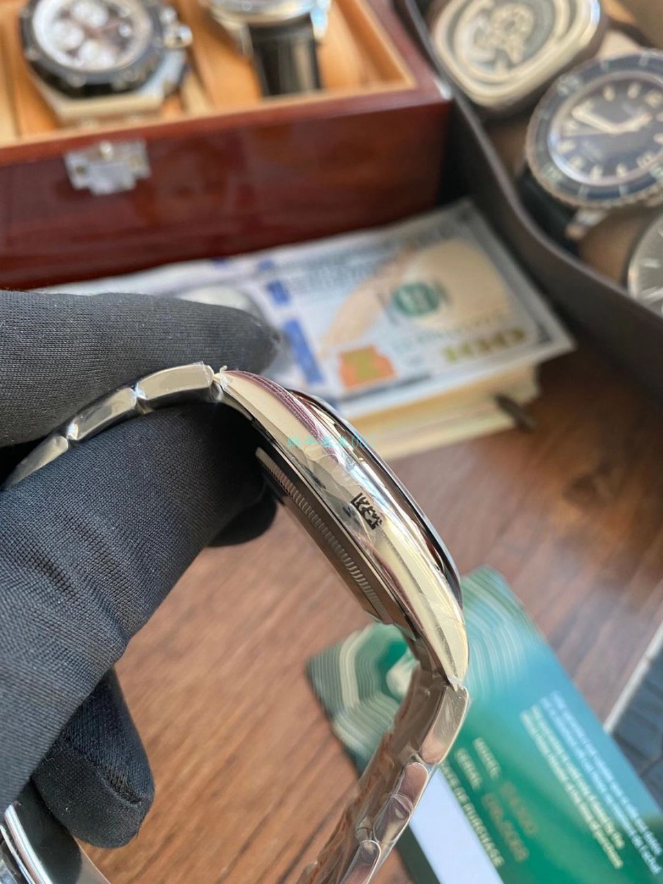 【 Video analysis 】EW Factory  Rolex  oyster perpetual 动一比一超A高仿手表m124300-0006 wrist watch  / R696