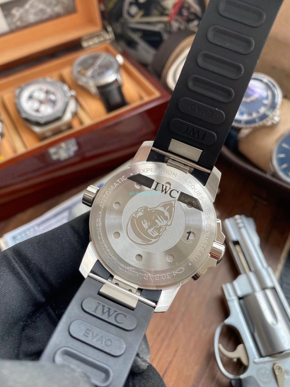 【 Video analysis V6 Factory 蓝色字面完美升级】 IWC 海洋时计1比1 top 复刻高仿手表IW329005 wrist watch  / WG606