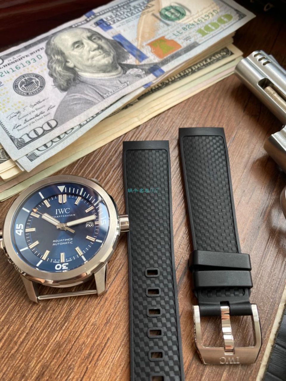 【 Video analysis V6 Factory 蓝色字面完美升级】 IWC 海洋时计1比1 top 复刻高仿手表IW329005 wrist watch  / WG606