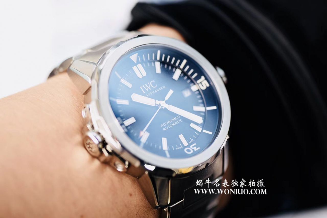 【 Video analysis V6 Factory 蓝色字面完美升级】 IWC 海洋时计1比1 top 复刻高仿手表IW329005 wrist watch  / WG606