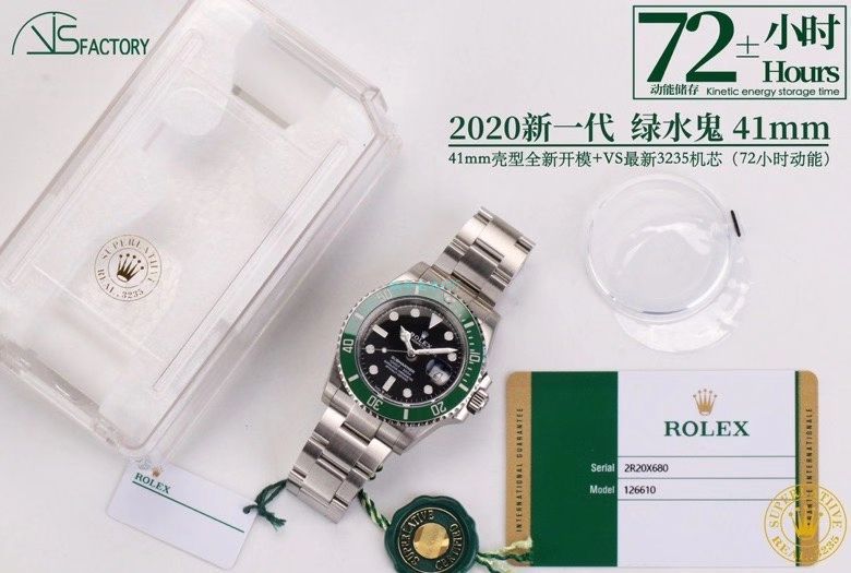 VS Factory 专柜新款41毫米 Rolex  Submariner 一比一超A高仿手表 Submariner m126610ln-0001 wrist watch  / R697