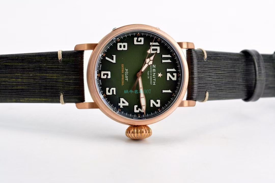 XF Factory 真力时卡其绿青铜大飞一比一高仿手表29.2430.679/63.I001 wrist watch  / ZSL063