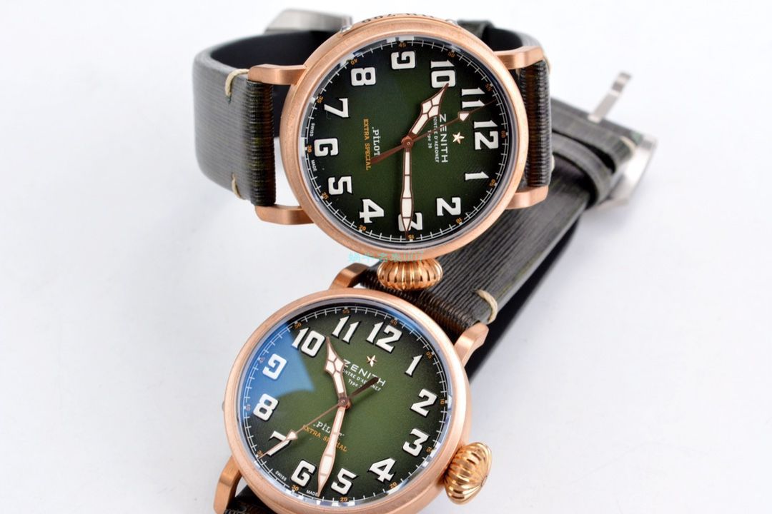 XF Factory 真力时卡其绿青铜大飞一比一高仿手表29.2430.679/63.I001 wrist watch  / ZSL063
