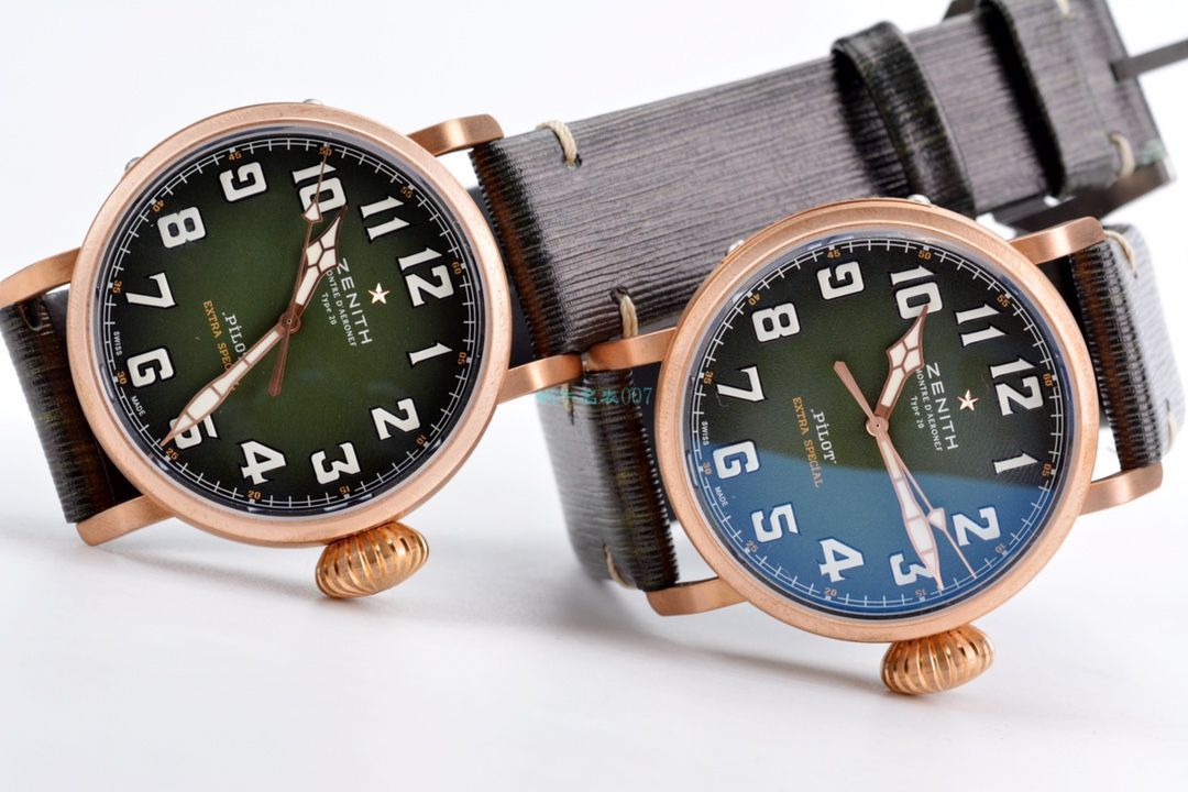 XF Factory 真力时卡其绿青铜大飞一比一高仿手表29.2430.679/63.I001 wrist watch  / ZSL063